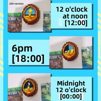 Reloj de Minecraft